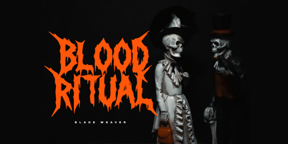 Blade Weaver Font Poster 6