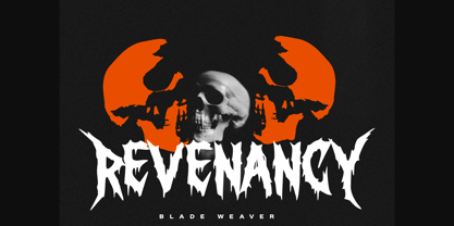 Blade Weaver Font Poster 8