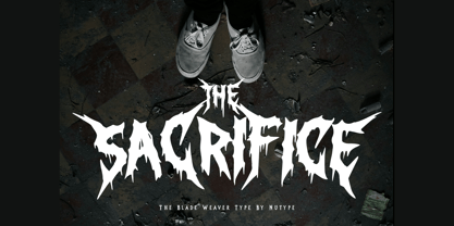 Blade Weaver Font Poster 2