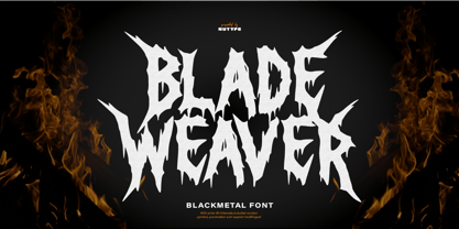Blade Weaver Font Poster 1