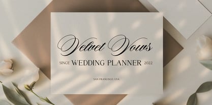 Thivoria Wedding Violyn Font Poster 7
