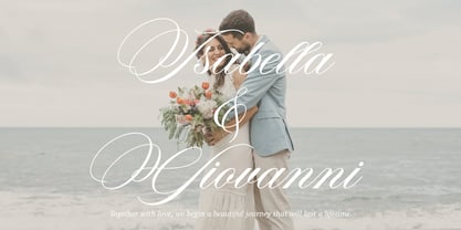 Thivoria Wedding Violyn Font Poster 2