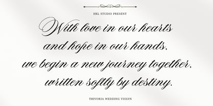 Thivoria Wedding Violyn Font Poster 6