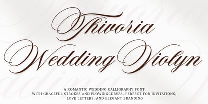 Thivoria Wedding Violyn Font Poster 1