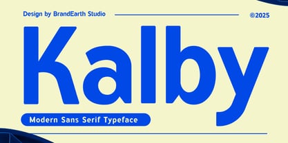 Kalby Font Poster 1