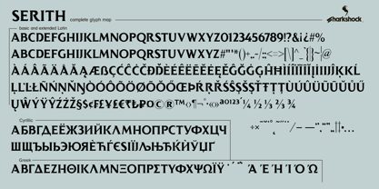 Serith Font Poster 7