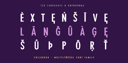 Childbook Font Poster 3