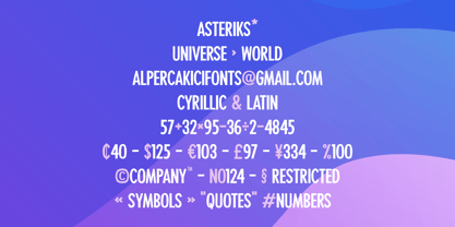 Childbook Font Poster 7