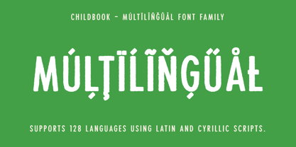 Childbook Font Poster 6