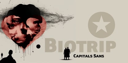 Biotrip Sans Caps Font Poster 9