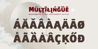 Biotrip Sans Caps Font Poster 8