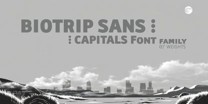 Biotrip Sans Caps Font Poster 5