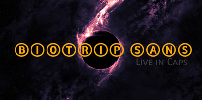 Biotrip Sans Caps Font Poster 10