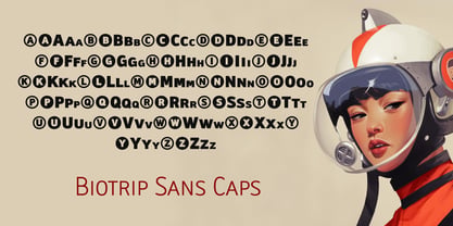 Biotrip Sans Caps Font Poster 6