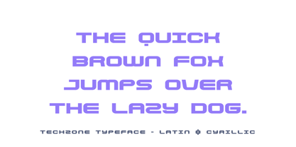 Techzone Font Poster 8