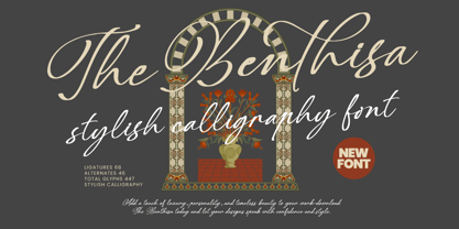 Benthisa Font Poster 1