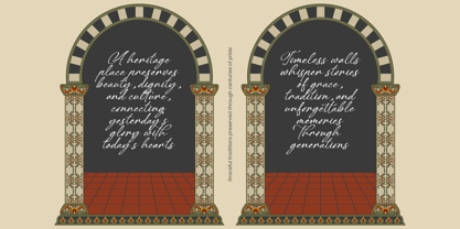 Benthisa Font Poster 10