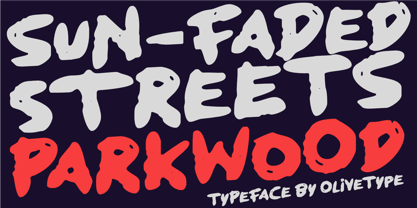 Parkwood Font Poster 4
