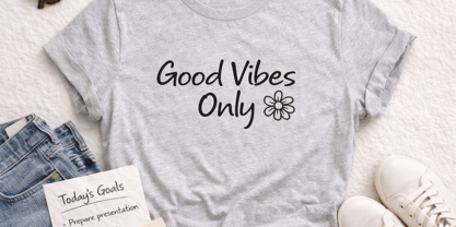 Write Mood Font Poster 5