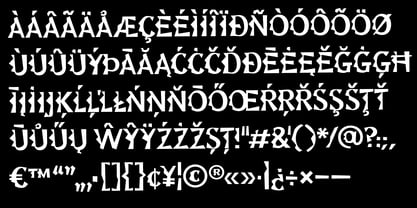 Zick Zack S&B Font Poster 6