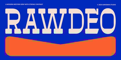 GR Rawdeo Font Poster 1