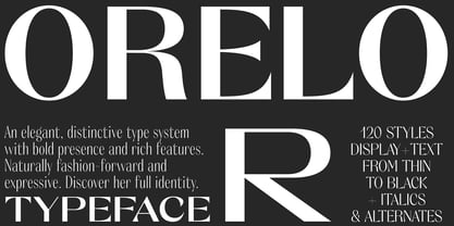 Orelo Font Poster 1