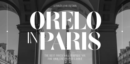 Orelo Font Poster 2