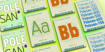 Polesan Font Poster 2
