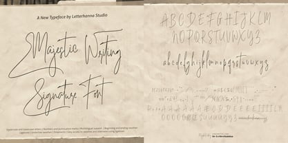 Majestic Writing Font Poster 1