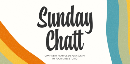 Sunday Chatt Font Poster 1