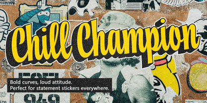 Sunday Chatt Font Poster 2