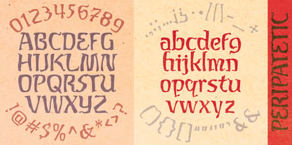 MYS Peripatetic Font Poster 3