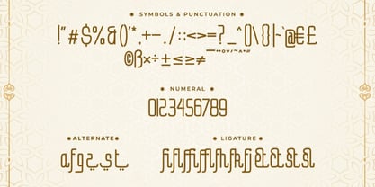 Alfonte Font Poster 3