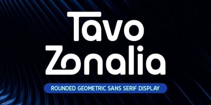 Tavo Zonalia Font Poster 1