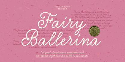 Fairy Ballerina Font Poster 1