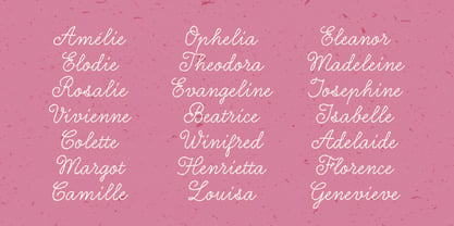 Fairy Ballerina Font Poster 6