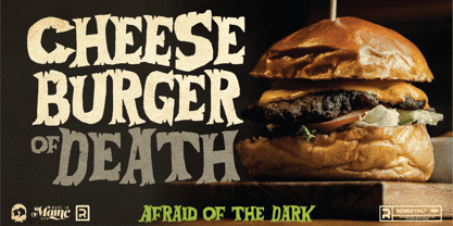 Afraid Of The Dark Font Poster 4