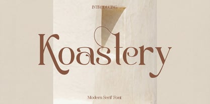 Koastery Font Poster 1