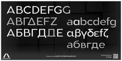 Aukim II Rounded Font Poster 3