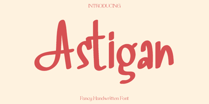 Astigan Font Poster 1