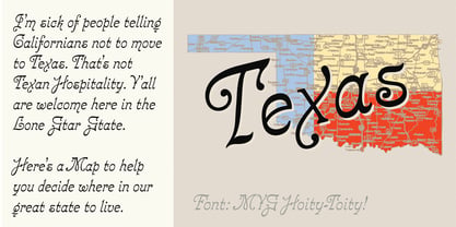 Hoity Toity Font Poster 3