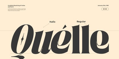 Quealio Font Poster 9