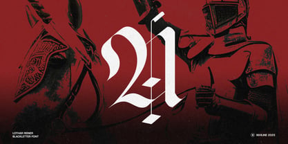 Lothar Reiner Font Poster 2