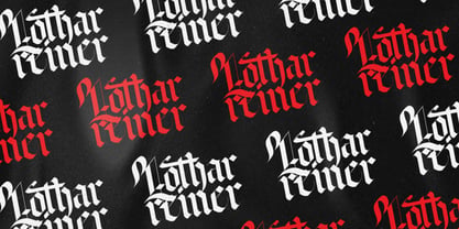 Lothar Reiner Font Poster 6