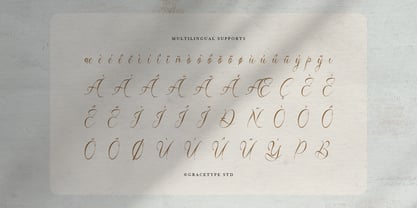 Del Lante Font Poster 11