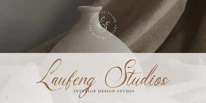 Del Lante Font Poster 5
