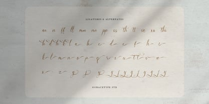 Del Lante Font Poster 12