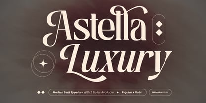 Astella Luxury Font Poster 1