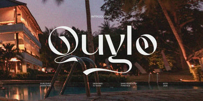 Quylo Font Poster 1