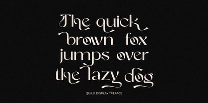 Quylo Font Poster 10